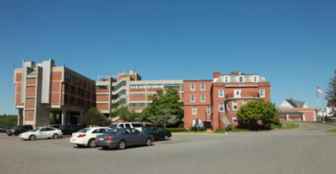 Harrington Hospital Entrance