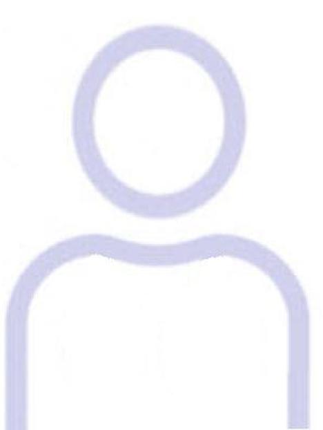 An outline of a person on a white packground.